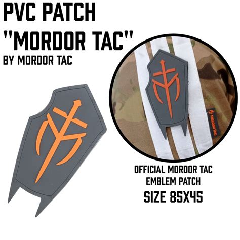 Mordor Tac" PVC Patch | Grey-shop