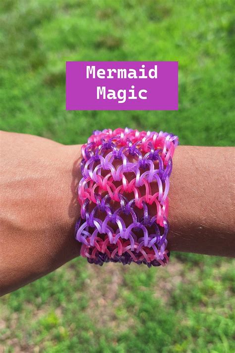 Rainbow Loom Dragon Scale Bracelet Friendship Bracelet Etsy