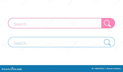 Plantilla Del Vector De La Barra De La B Squeda B Squeda De Internet