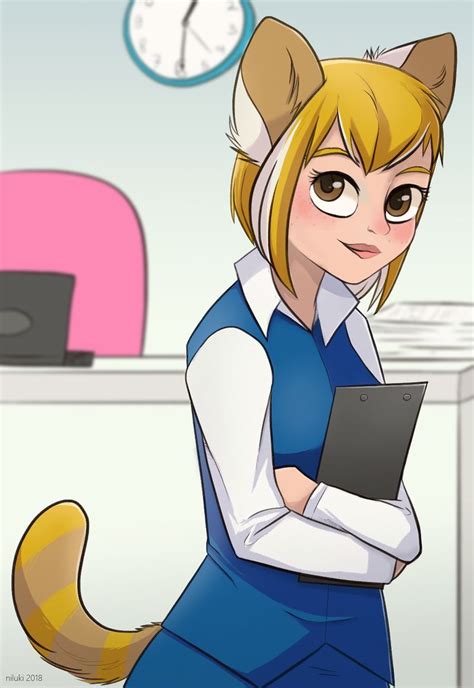 Aggretsuko Human Retsuko By Niluki Character Design Human Disney