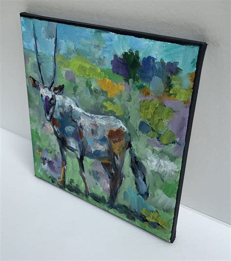 Oryx Painting Oryx Abstract Painting Oryx Oil Painting Oryx Wall ...