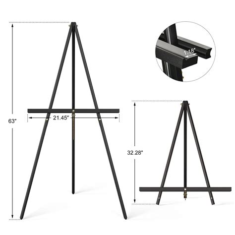 Snapklik Abitcha Art Easel Wooden Stand 63 Portable Tripod