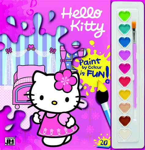 Hello Kitty Omalovánka S Vodovkami Knihcentrumcz