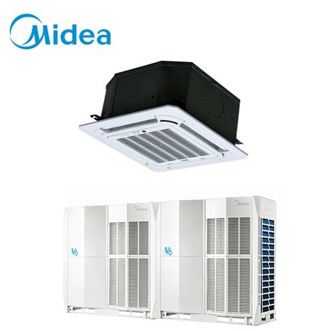 Midea Fresh Air Intake Compact 4 Way Cassette Air Conditioner Fan Coil