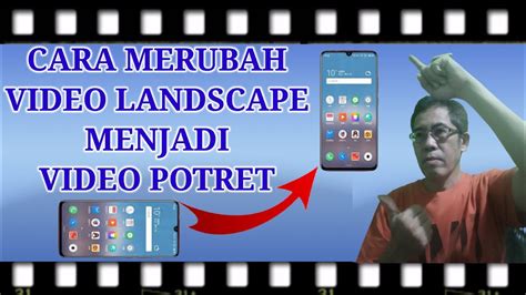 Cara Merubah Bentuk Video Landscape Menjadi Potret YouTube