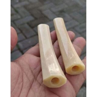 Jual Pipa Rokok Tulang Iga Duyung Kristal Panjang 7 8 8cm Shopee