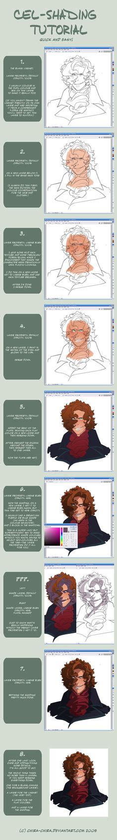 39 Cel Shading Ideas Cel Cell Shade Drawing Tutorial