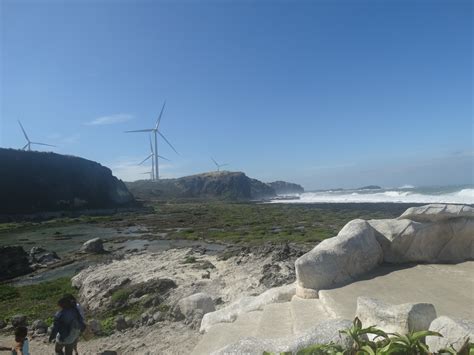 Bangui Windmills Along Beautiful West Coastal Region Of Ilocos Norte