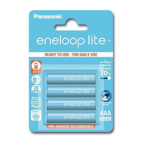 Aaa Eneloop Lite Mah Blister Panasonic Bk Lcce Be