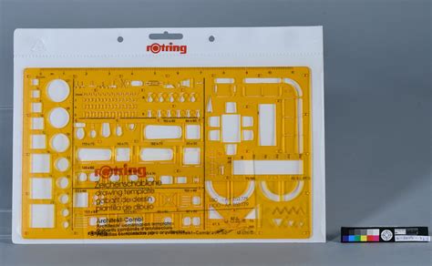 Zeichenschablone F R Architektem Deutsches Kunststoff Museum