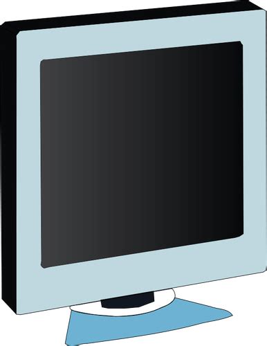 LCD Monitor Vektor ClipArt Grafik Public Domain Vektoren