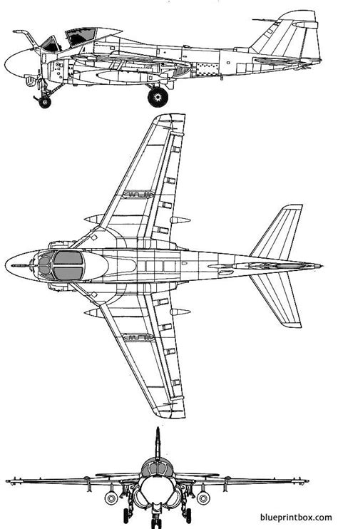 An Airplane Is Shown In Three Different Views