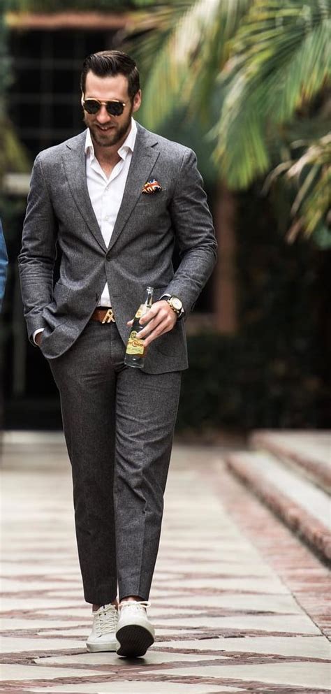 10 Dapper Ways To Style Suits With Sneakers Like A Pro