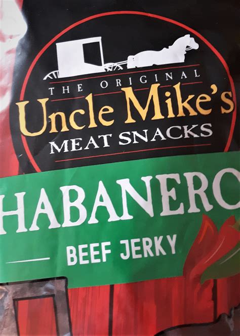 Uncle Mike S Beef Jerky Habanero Gluten Free