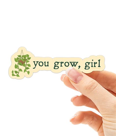 Buy You Grow Girl Sticker Cute House Stickers For Hydroflask Water