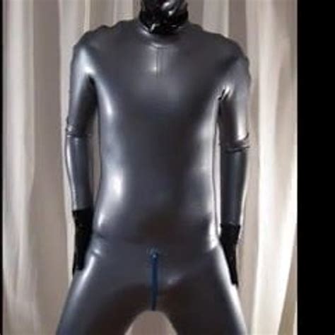Silver Rubber Suit Wanking Free Man Porn Fd Xhamster Xhamster