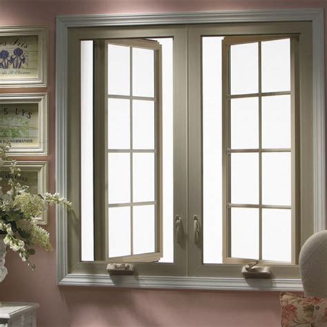 China Top Brand 60 Series Pvcupvc Casement Window With 3 Layers Glass China Hinge Windows And