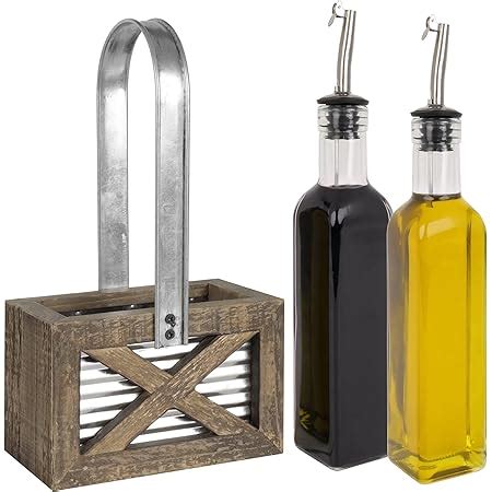 Amazon Autumn Alley Rustic Farmhouse Oil And Vinegar Dispenser Set