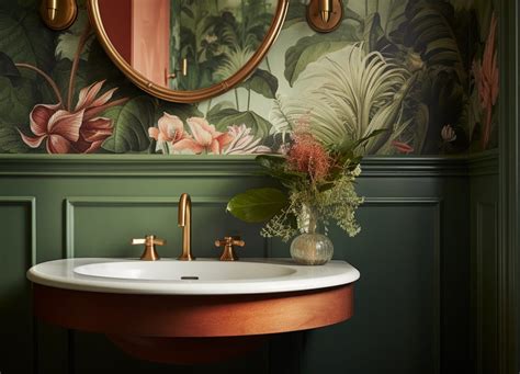 Green Wallpaper Ideas For Bathroom Infoupdate Org