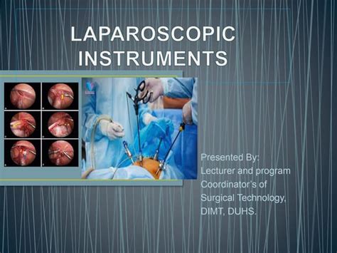 Laparoscopic Instruments Ppt