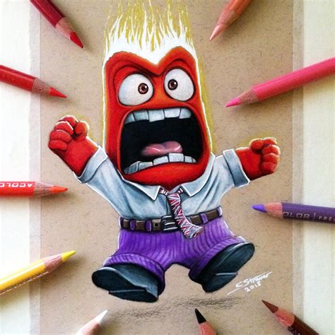 Anger Drawing - Inside Out Fan Art by LethalChris on DeviantArt