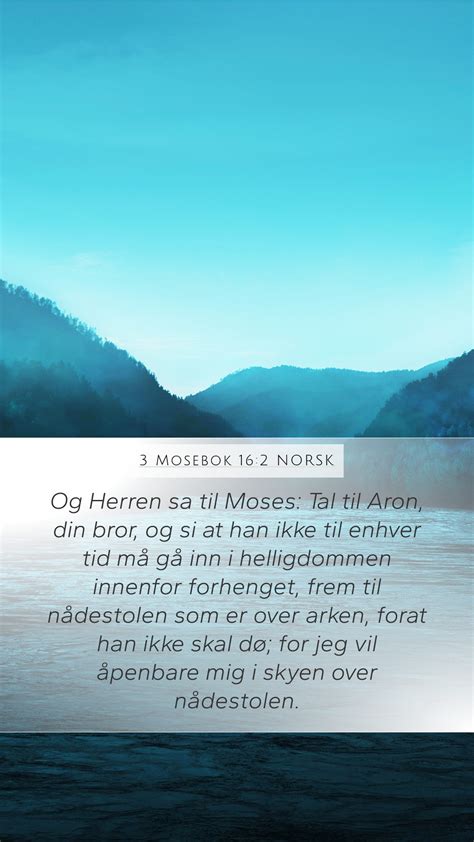 Mosebok Norsk Mobile Phone Wallpaper Og Herren Sa Til Moses