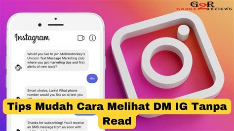 Tips Mudah Cara Melihat DM IG Tanpa Read Gadget2Reviews