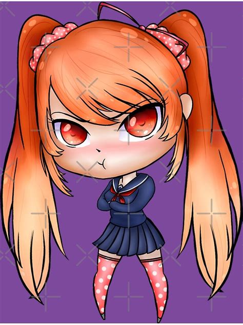 Yandere Simulator Chibi Osana Najimi Uniform 2 Poster By Mokamizore97 Redbubble