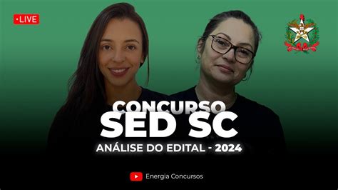 Análise do Edital Concurso SED 2024 YouTube