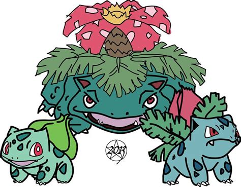 Bulbasaur Evolution Chart