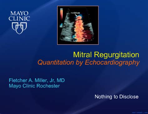 Mitral Regurgitation Quantitation by Echocardiography | tctmd.com