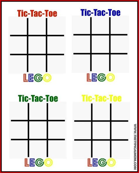 Tic Tac Toe Lego · The Typical Mom