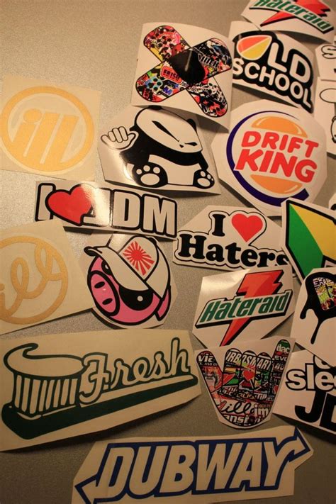 Pin on Car Decals Stickers JDM Drift Anime StickerBomb