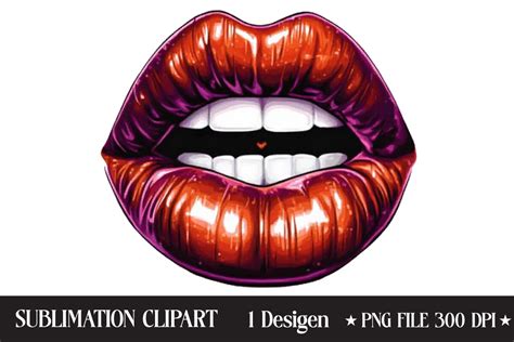 Halloween Sexy Lips Clipart Graphic By Smmedia · Creative Fabrica