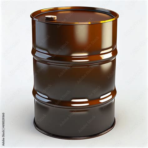 metal crude oil drum barrel metal crude oil drum barrel isolated