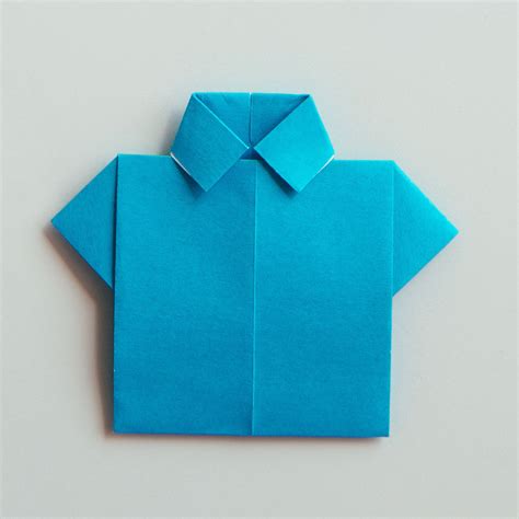 How To Make An Origami Shirt Origamiok