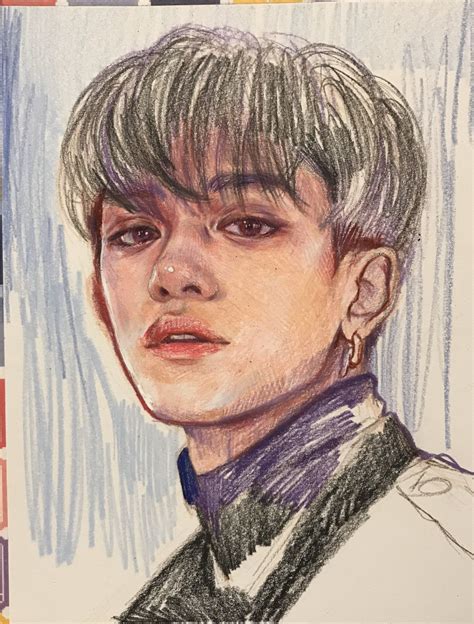 lucas nct wayv fanart | Aesthetic art, Kpop drawings, Art drawings