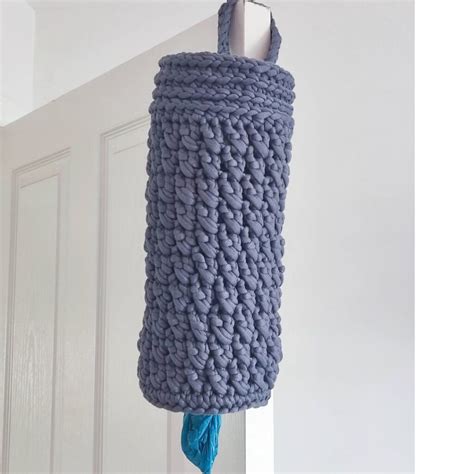 Crochet Plastic Bag Holder Free Pattern Fosbas Designs