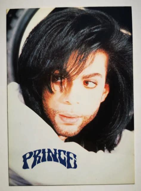 PRINCE NUDE TOUR Face Pic POSTCARD Official Paisley Park Brockum UK Rare