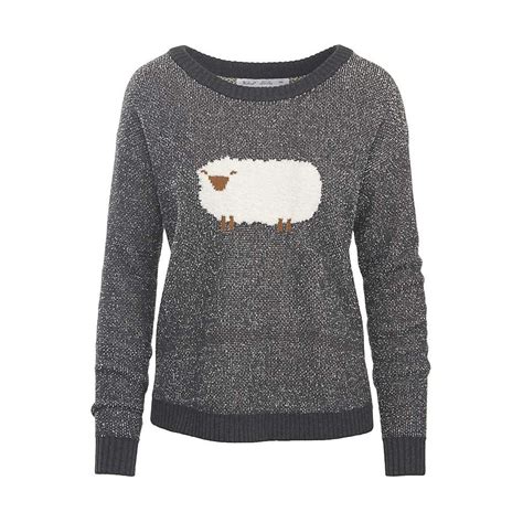 Woolrich Womens Wooly Sheep Motif Sweater Moosejaw