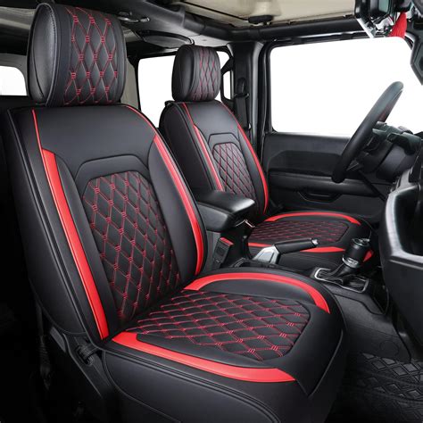 Aierxuan Jeep Wrangler Jk Jl Seat Covers Full Set Custom Fit