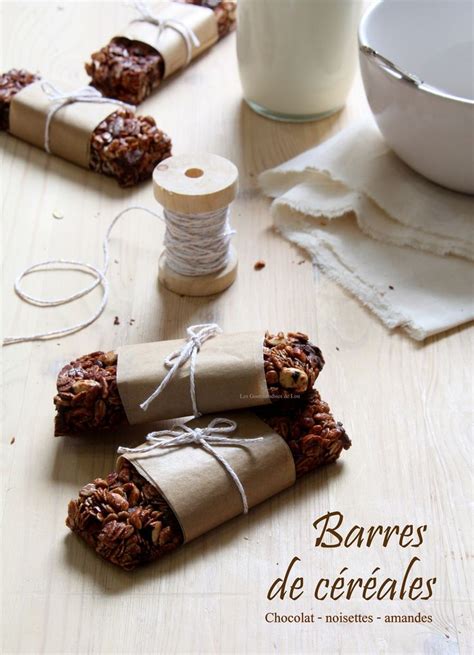 Barres De C R Ales Chocolat Noisettes Amandes Les Gourmandises De