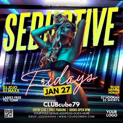 Seductive Fridays Template Postermywall