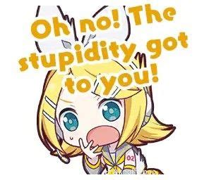 Pin By Lake On My Life Funny Stamp Gay Sticker Vocaloid Funny