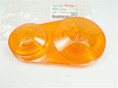 Kubota K2581 62630 Amber Tail Light Lens Assembly BX Series For Sale