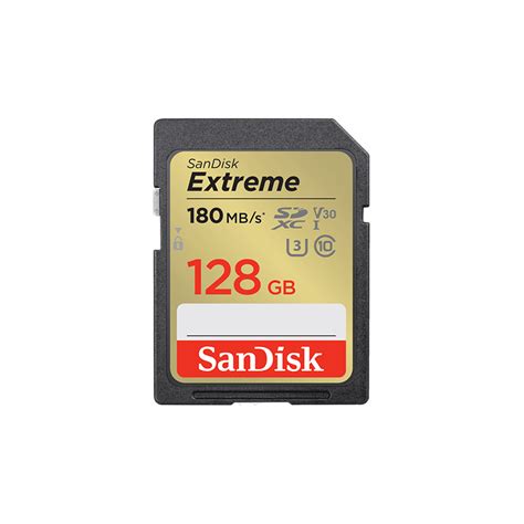 SANDISK Extreme SDXC UHS-I 128GB (180mb) - camera.co.id