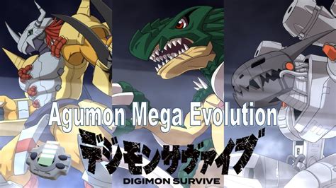 Digimon Survive - Agumon Evolution Guide Mega Level #digimonsurvive ...