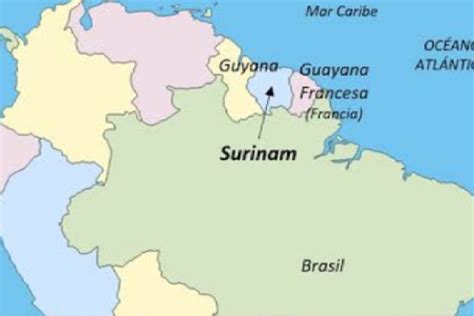 Dónde queda Surinam en el mapa Población y qué idioma hablan MARCA