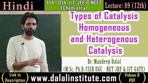 Types Of Catalysis Homogeneous And Heterogenous Catalysis Class 12th