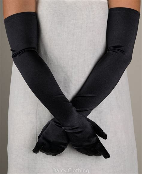 Full Length Satin Evening Gloves Gl652 Darcy Clothing